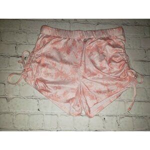 𝅺NWT Flirtitude Active Jr's Size Large Pink Soft Shorts With Side Tie